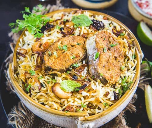 South Indian Fish Biryani in Delhi