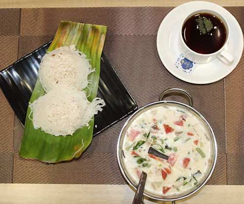 Authentic Idiappam, Vegetable Stew in Delhi